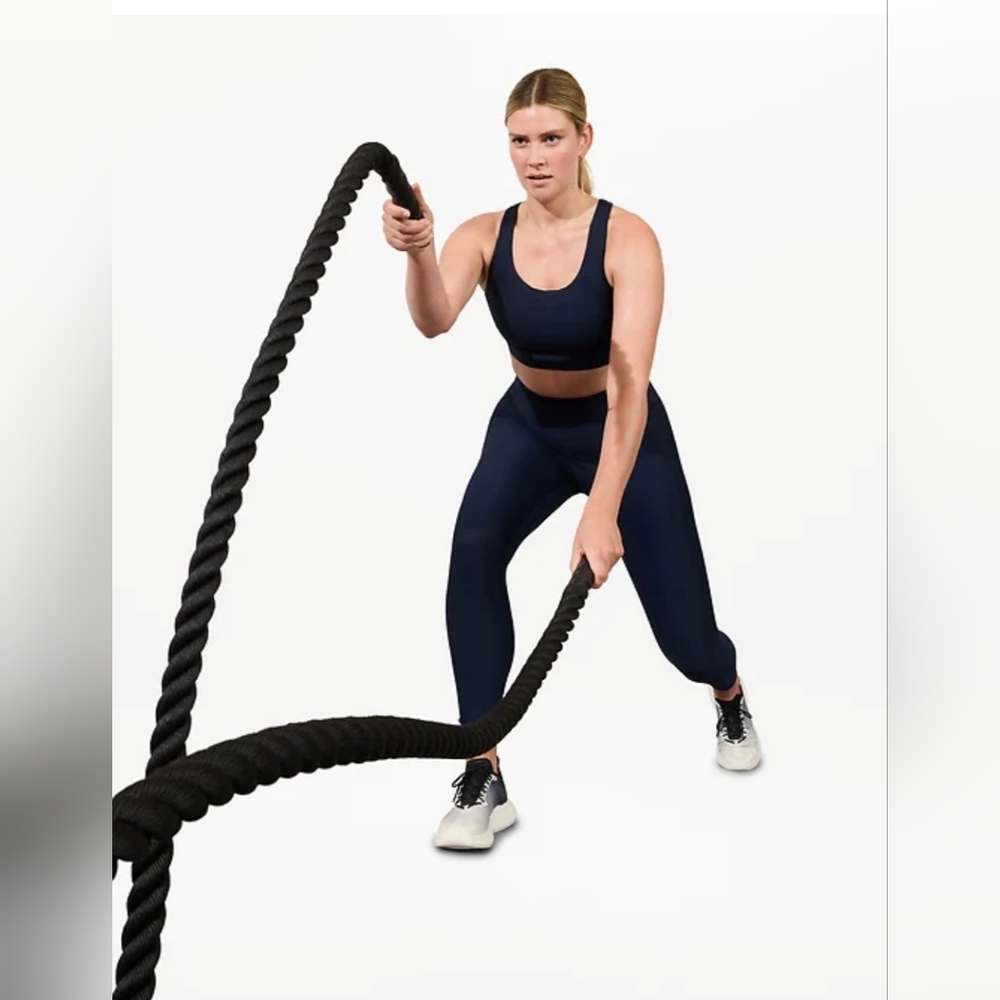 NWT Athleta Interval Sports Bra D-DD Size Small In Navy - Picture 7 of 8